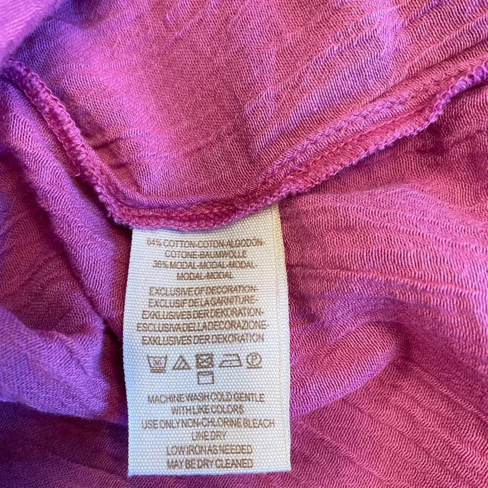 Free People Pink Summer Stars Boho Electra Shirt - Picture 6 of 7